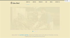 Desktop Screenshot of cantrexaluminium.com